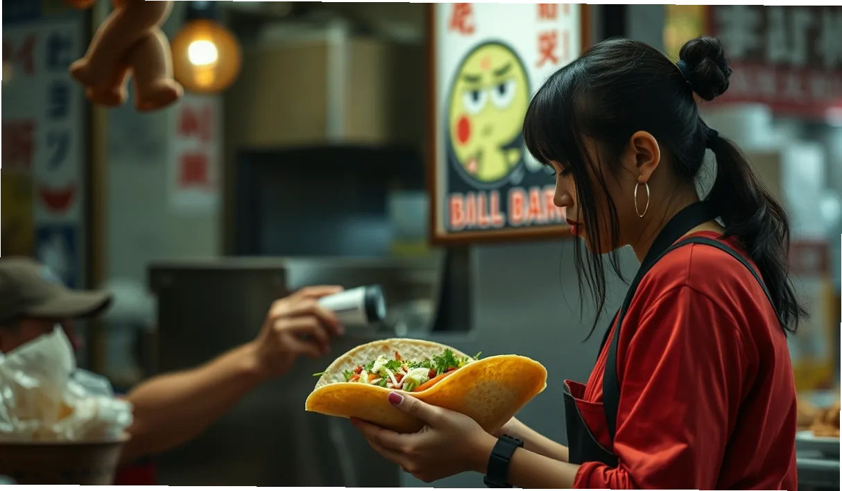墨西哥城看球 taco 摊 示例图